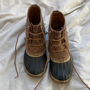 Sorel Women’s Leather Rain Boots